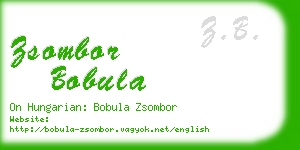 zsombor bobula business card